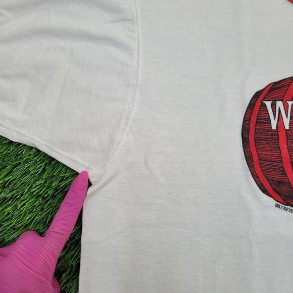 Vintage 1987 Watneys Red Barrel Shirt Women Large 20x23 Beer - Picture 6 of 16